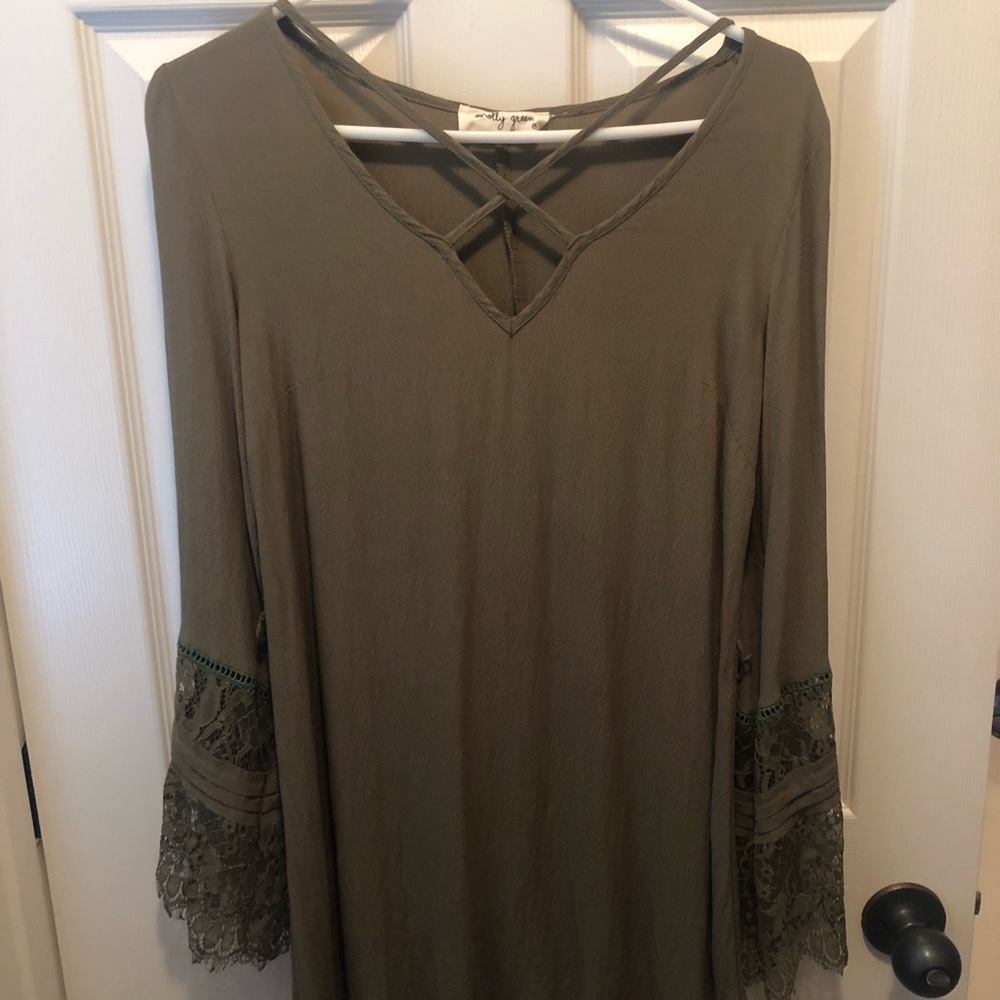 Molly Green Dress